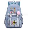 Sac à dos scolaire grande capacité pour enfants avec design de dessin animé imprimé Garçons Filles Matériau en nylon Multiples poches Durable
