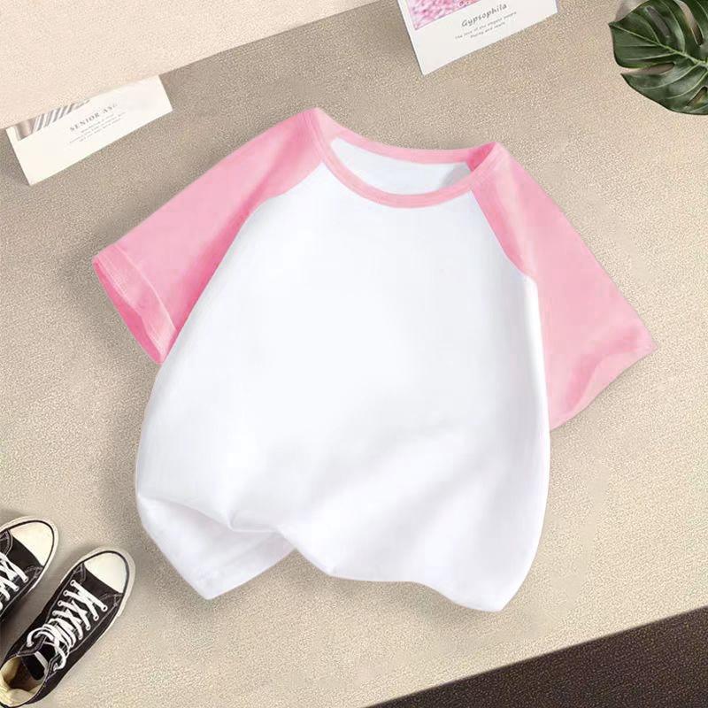 Children's Casual Short-sleeved T-shirt - Summer Girls' Fashion Top