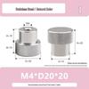 Hongkangming Stainless Steel Knurled Hand-Twist Nut for M3-M12.