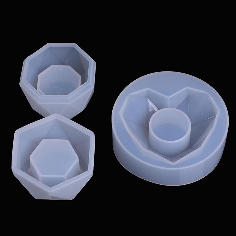 Geometric Diamond Shaped Surface Succulent Plant Flower Pot Silicone Mold