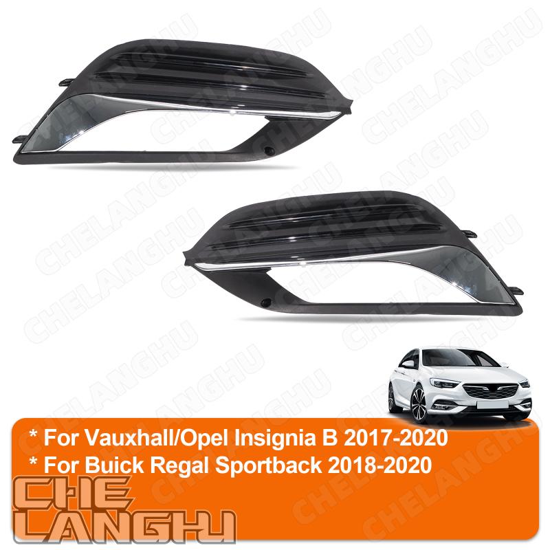 Front Fog Light Frame Cover Grill For  Vauxhall Opel Insignia B /Buick Regal Sportback 2018-2020 Car Fog Lamp Grille Chrome trim