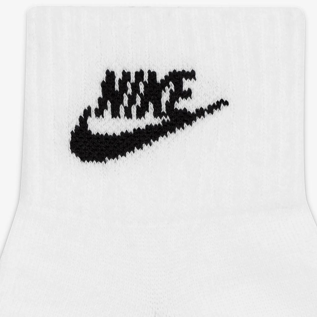 Nike Crew Socks Unisex 3 Pack White DX5074-101