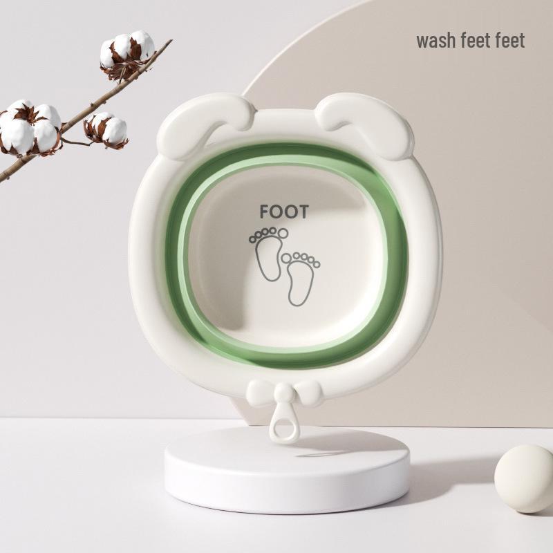 Foldable Children's Washbasin - Portable, Hangable, Thickened for Boys, Girls, Babies