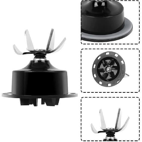 Blender Blade Replacement for Hamilton Beach, Stainless Steel Blender Accessory Blade Base with Rubber Gasket, Blender Replacement Parts Perfect