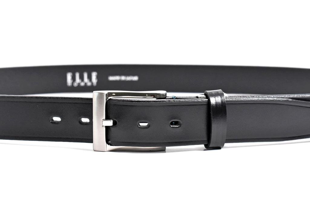 [ELLE HOMME] Genuine Leather Fashion Design Belt XB32645