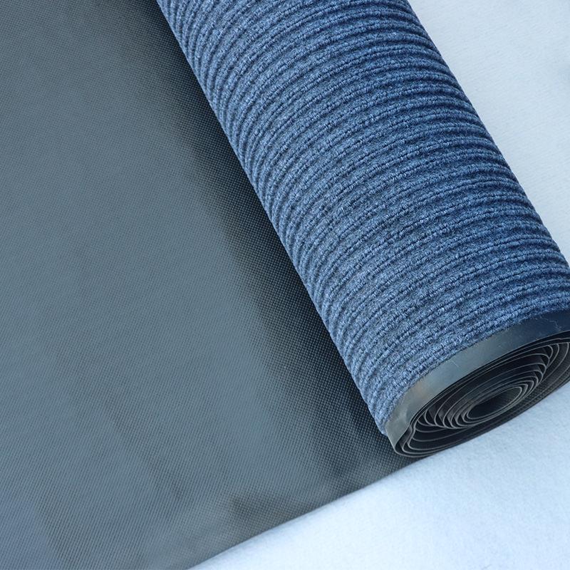 Non-Slip Stain-Resistant Striped Carpet for Conference Rooms and Hallways