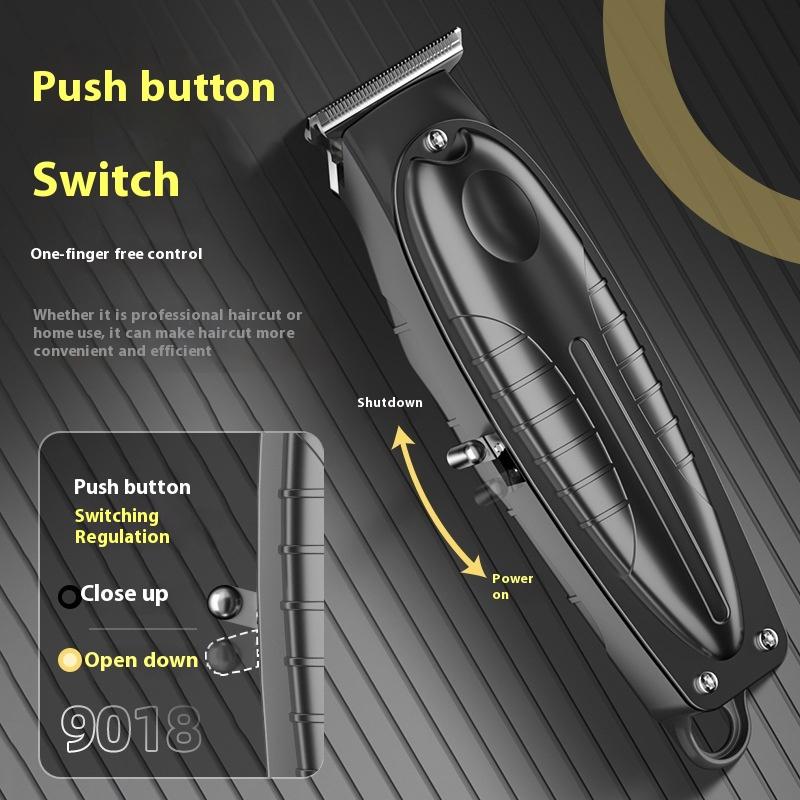 Professional Electric Barber Hair Trimmer For Men Beard Hair Clipper Cordless Hair Cutting Machine Rechargeable,0mm