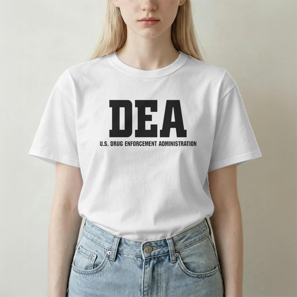 Usa Logo Dea Federals Interdiction Agency Unisex Unisex T Shirts Vintage Tees Short Sleeve O Neck Tshirt Cotton Plus Size Tops