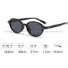 Fashion Stylish Women Men Sun Shades Glasses Unisex Vintage Small Oval Frame Sunglasses Anti-UV Outdoor Travel Driving Riding Goggles
