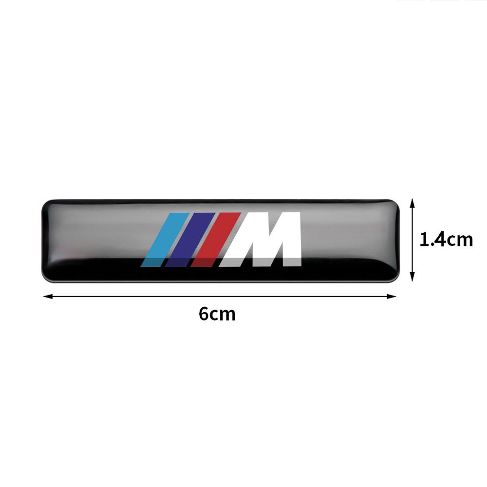 10pcs Car Body Interior Exterior Decoration Decal 3D Epoxy M3 M4 M5 Power Alpina Logo Stickers Accessories For BMW M Performance