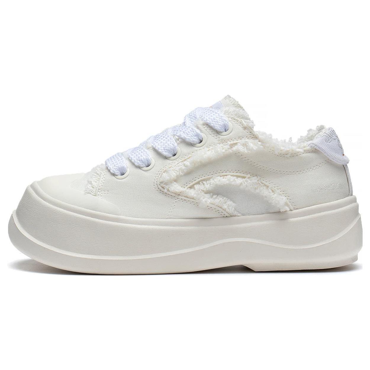 

Disney x Li Ning Honey Platform Fabric Slip Resistant Abrasion Resistant Low top Sports Casual Shoes Women s Ecru AGCT042-2 37.5