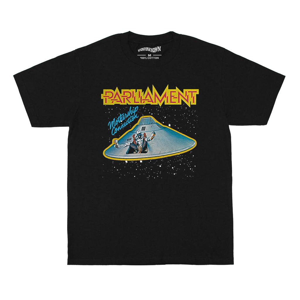 T-shirt Parliament Mothership Connection George Clinton Funkadelic Herbie Hancock Lavata Top da Uomo Abbigliamento Maglietta a Maniche Corte