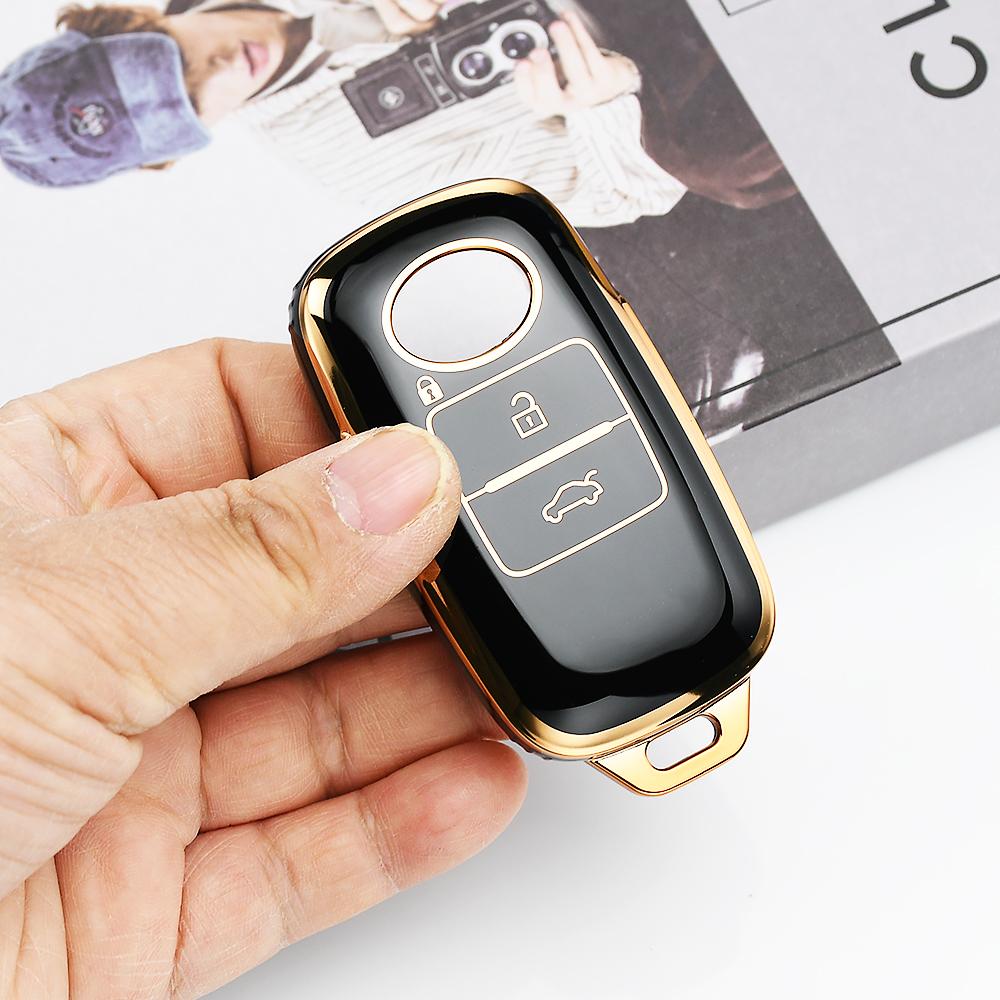 Auto Shell Keyring Case Keyless Protector Car Key Cover for Toyota Veloz Avanza Rush Daihatsu Genuine Perodua Yaris Ativ Raize