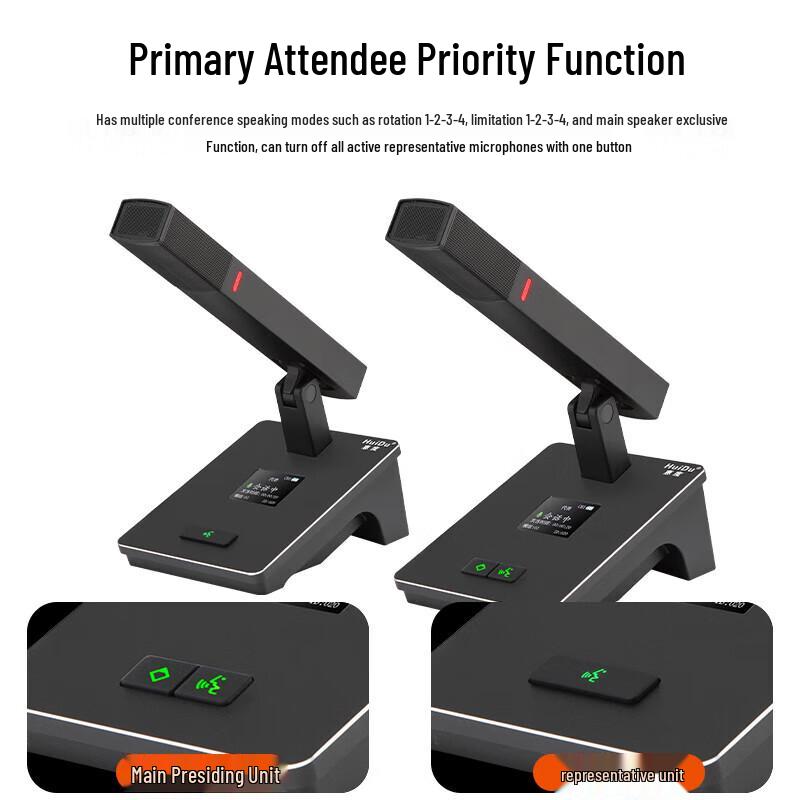 Huidu QH-550 Wireless Conference Microphone System (CN Version)