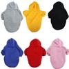 Winter Autumn Solid Color Dog Clothes with Hoodie Dog Hoodie for Small Large Dogs Coat Pet Dog Hoodie Pet Costume