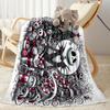 Christmas Nightmare Blanket Comfortable Great for Bedding Office Chair Sofa for All Occasions Playful Design Birthday Christmas Gift Blanket