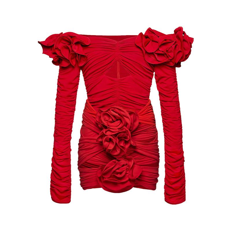 Sexy Flower One Piece Swimwear Brazilian Biquini Cut Out Swimwear Women Swimsuits High Leg Bodysuit Bathing Suit Monokini