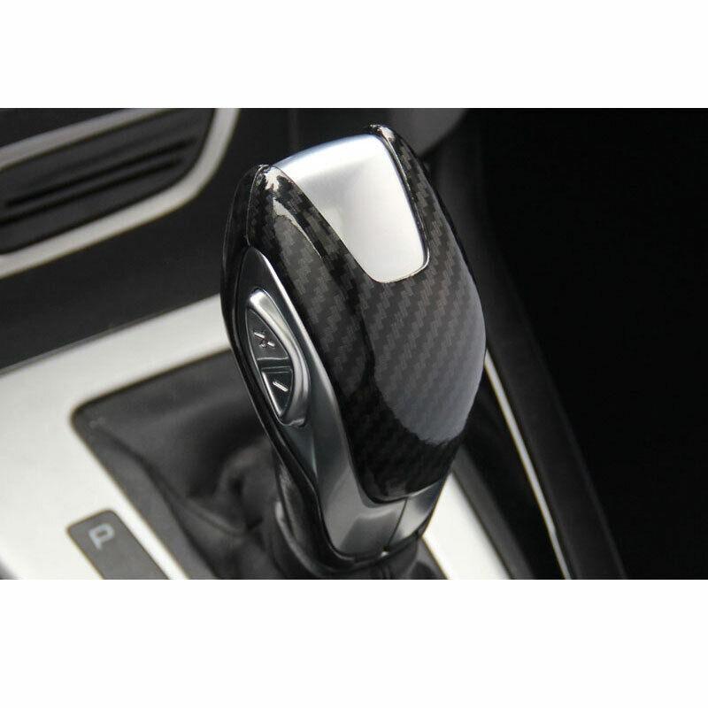 For Ford Escape 2013-2019 AT Carbon Fiber Style Inner Gear Shift Knob Cover Trim