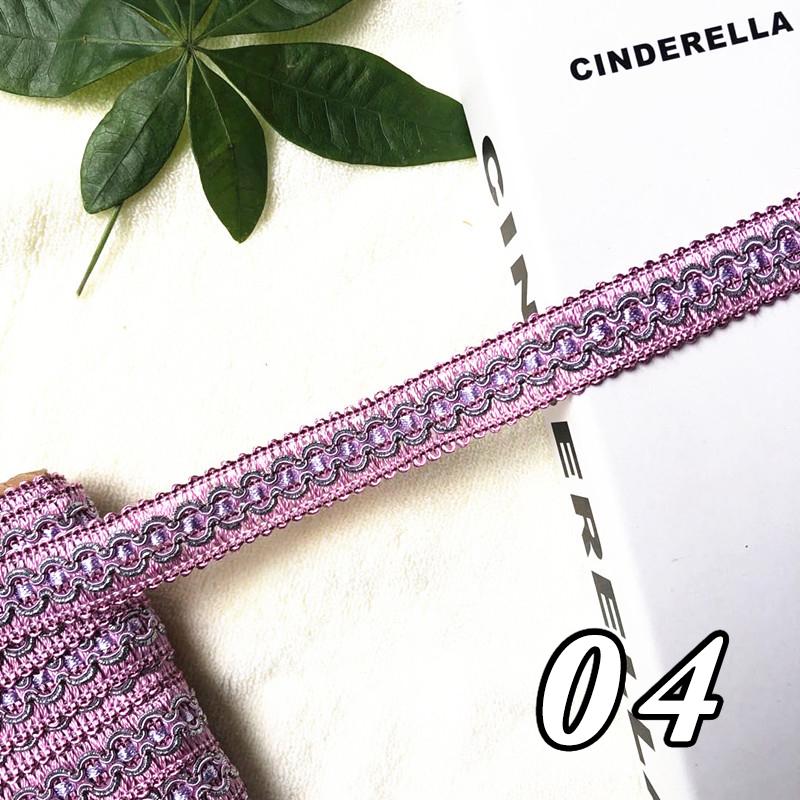 12 Metrów Koronka do Zasłon Frędzel 2 cm Szerokość Plecionka Wykończenie Krawędzi Wstążka do Szycia Krawędzi Poduszki Sofy Tapicerka Akcesoria DIY