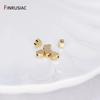 Trendy Gold Plated Brass Heart Beads Spacer Beads For DIY Handmade Bracelet Necklace Making Accessories Wholesale