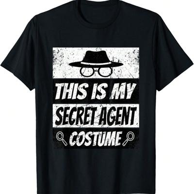 Secret Agent Shirt Inspector Spy Shirt Costume Retro Spy T-Shirt