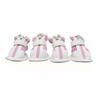 Pet Puppy Teddy Mesh Dragkedja Sneakers Andas Magic Tape Stängning Cat Dog Skor