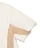 COVERNAT Waffle Arch Collar T-Shirt Cream