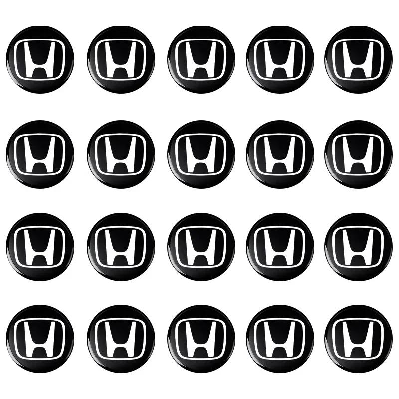 For Honda Car Remote Key Emblem Logo Sticker Multifunction Decals Styling For Honda Civic Fit City Cry Accord CB500 Cb650r Forza