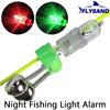 FLYSAND Fishing Bell Light Bell Fish Bell Alarm Pisces Bell Clip Alarm Night Fishing LED Red Green Light Double Alarm Bells
