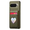 For Google Pixel 10 Pro XL/9 Pro XL Case with Mirror Card Holder RFID Blocking Litchi Texture PU PC Phone Back Cover