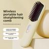 Cross-border Wireless Ceramic Coating Hair Straightening Comb with Negative Ions Dual-Use for Curling & Straightening