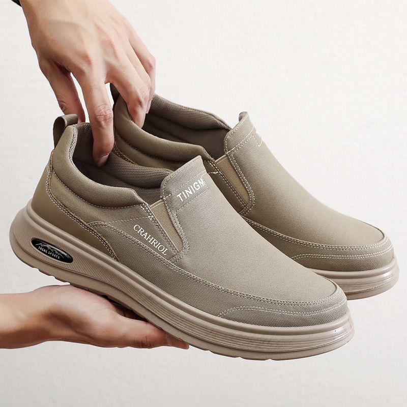 

Hy мужская обувь старая ******* тканевая обувь ****** и осенняя мужская папина дышащая нескользящая подошва педали мужская повседневная обувь холст 38