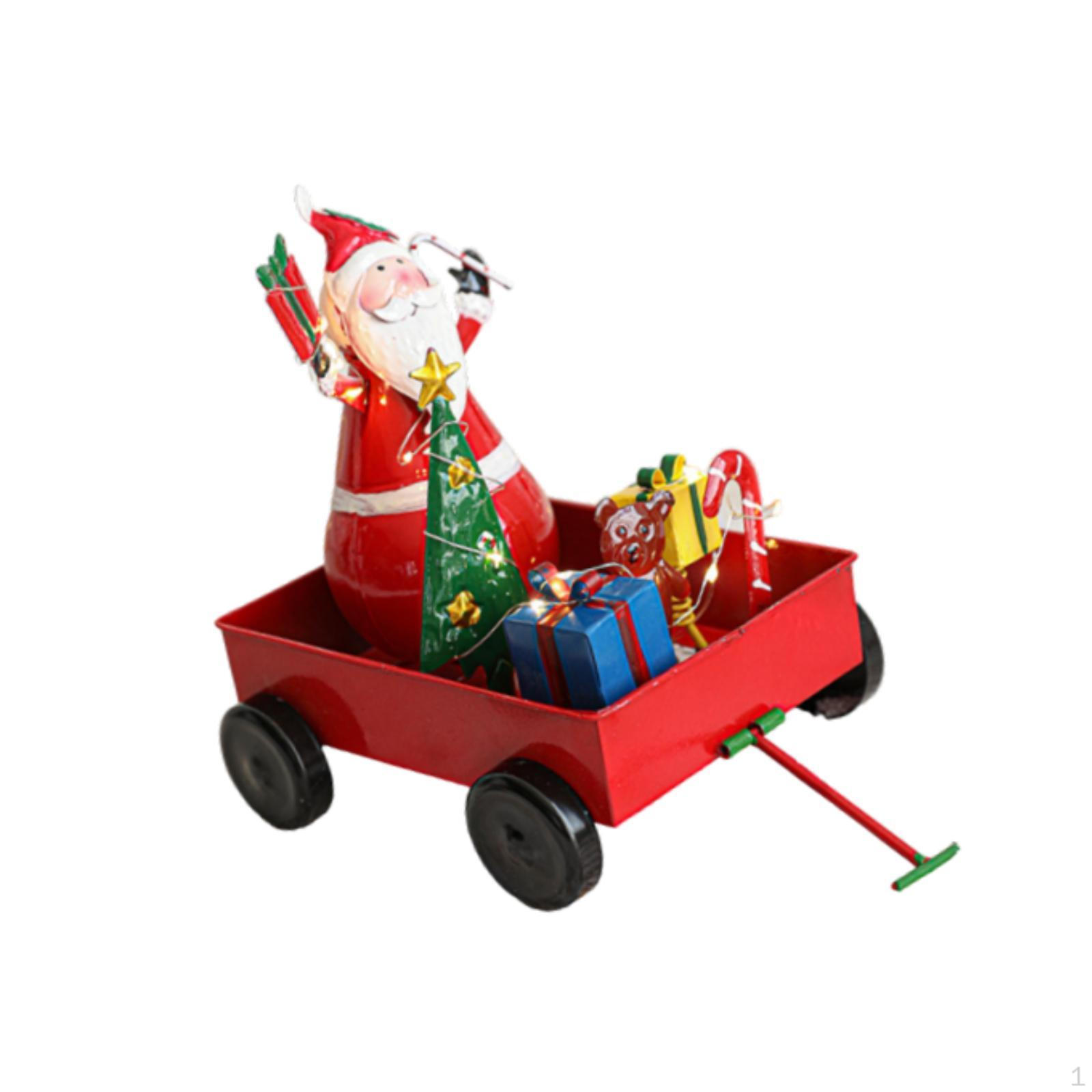 

Рождественская статуэтка, украшение, подарки, коллекционная скульптура, рождественская статуэтка для вечеринки в кабинете Red Santa Claus