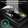 Black Cat Star Pattern Magnetic Glass Phone Case Suitable for Samsung for Galaxy S26 S25 S24 S22 S21 S20FE Ultra Plus5GAnti Drop