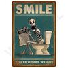 Vintage Bar Metal Signs Bathroom House Living Room Home Retro Wall Decorations Items Luxury Decor Interior Art Posters Tin Signs