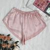 Thin strappy loose shorts, imitation silk soft anti-light safety pants, women's summer home leggings