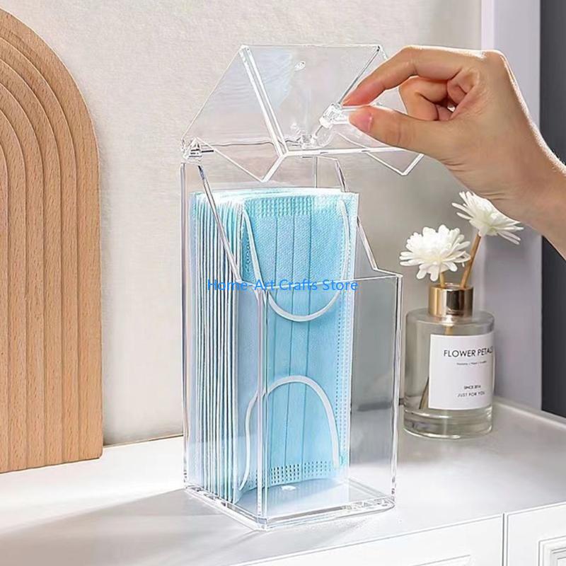 

Y3NA Face Mask Dispenser Box Holder Storage Box High Mask Case With Cover China Mainland