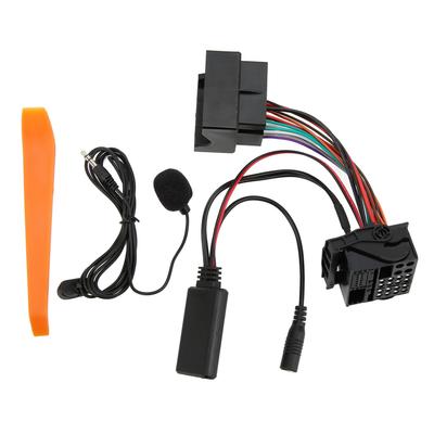 Bluetooth5.0 AUX IN Adapter 12‑Pin Handsfree Microphone Replacement for OPEL CD30 Mp3 CDC40 CD70 DVD90