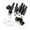 15Pcs for DC Power Plug 5.5x2.1mm for Dc Plug 5.5-2.1 Wire Type Standard Length 9mm for DC Male Plug Power Supply DIY fo