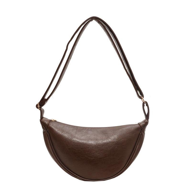 Quality Commuting Dumpling Bag - Compact and Simple Handbag - Shoulder Strap Crossbody Bag