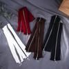 Einfarbig Persönlichkeit Koreanischer Stil Strumpfwaren Damen Beinwärmer Reißverschluss Fußsocke Baggy Knieärmel
