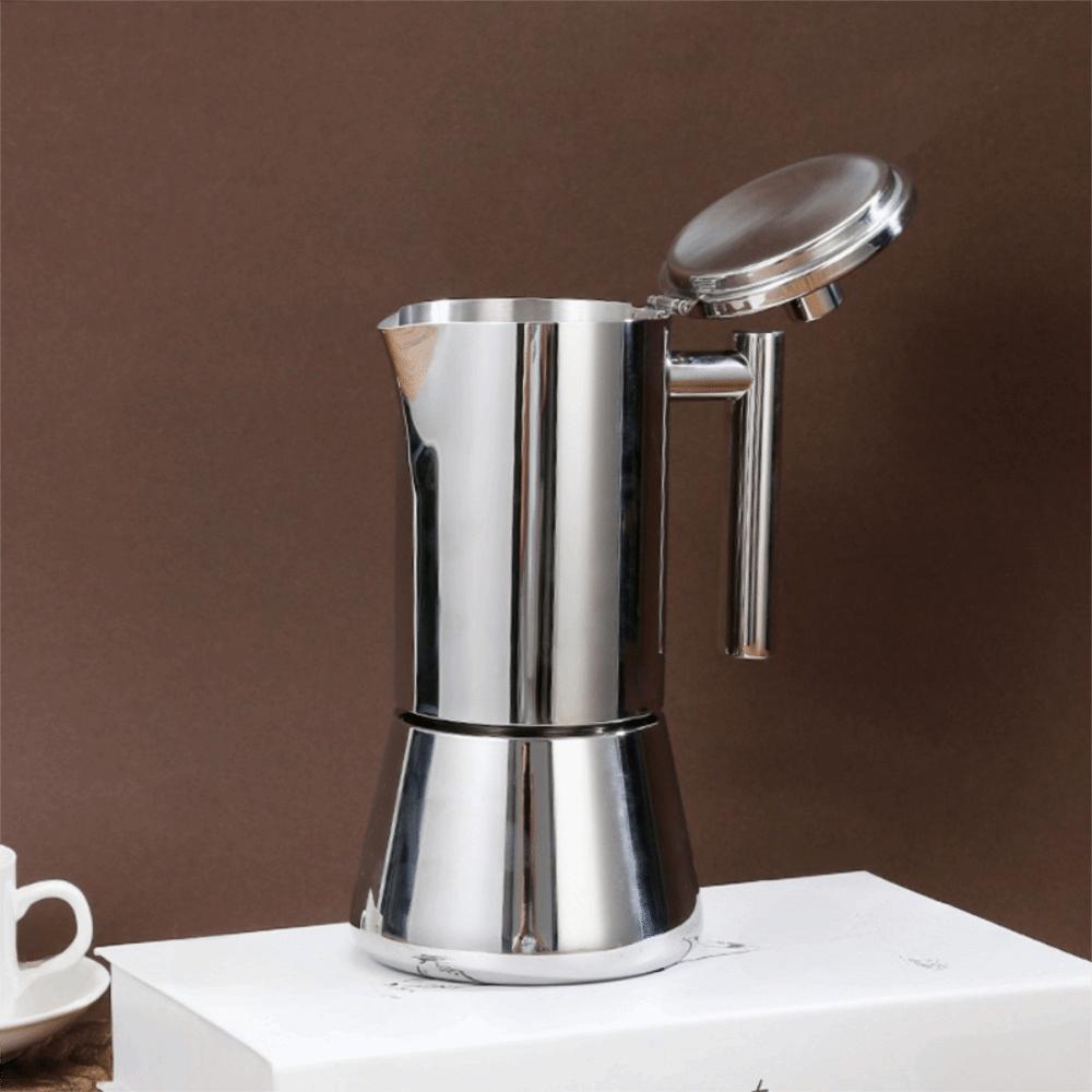 200/300/600 ML Mokkakanne Antioxidations-Espressokocher Topf Haushalts-Italienischer Kaffeekocher Wohnzimmer