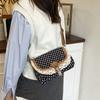 Sweet Lace Ladies Flap Crossbody Bag Polka Dots Vintage Canvas Sling Bag  Daily Use