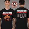 Jonas Brothers The Burning Up Tour All Over Again 2026 North America Schedule Dates Two Sided T-Shirt