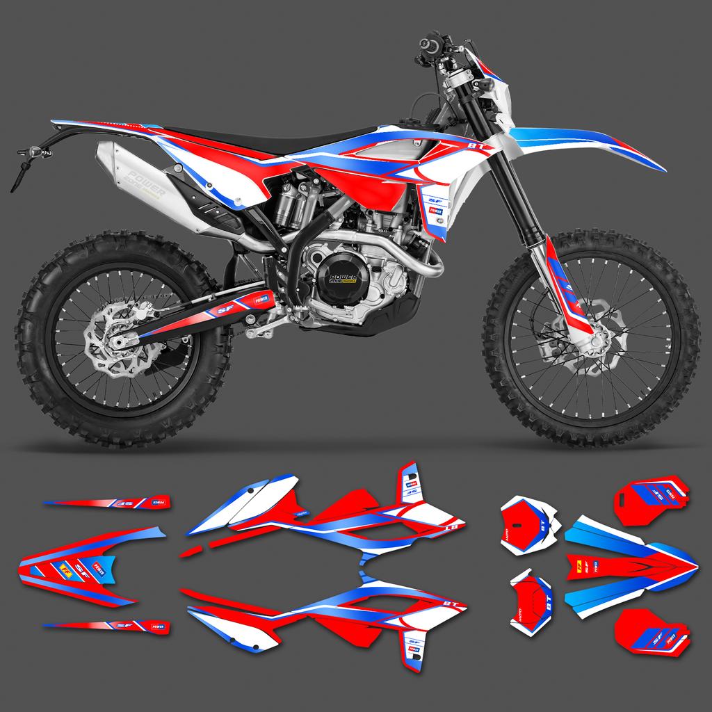 PowerZone Custom Team Graphic Decal Sticker Kit For BETA 2020 2021 2022 RR RR-S 125 200 250 300RR 350 390 430 480 RR-S RX 20