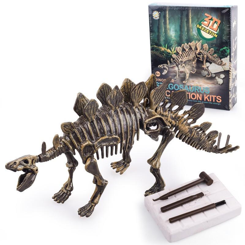 DIY Dinosaur Fossil Excavation Kit for Kids - Blind Box Archaeological Toy Set