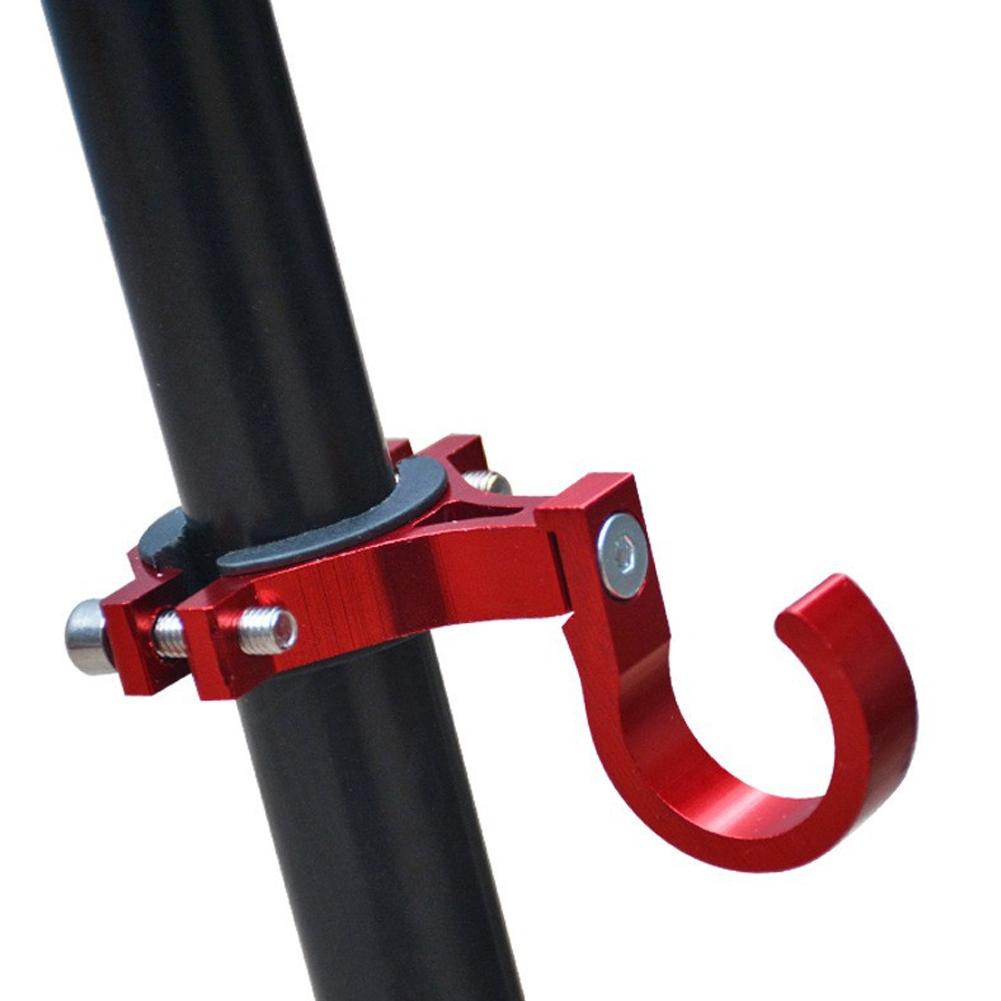 Electric Scooter Metal Hooks CNC Portable Helmet Rack Bike Tube Storage Hanger Simple Double Buckle Ebike Motorcycle Accessories
