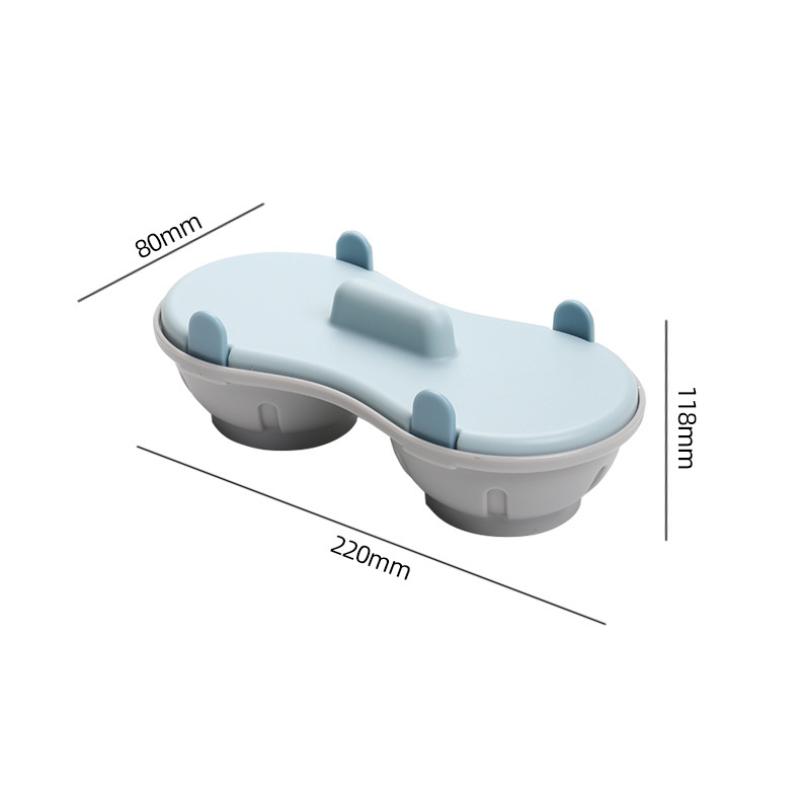 Microwave Egg Poacher Efficient Microwave Double Egg Poacher Cook Poached Eggs With Detachable Drain Basket Heat For Kitchen