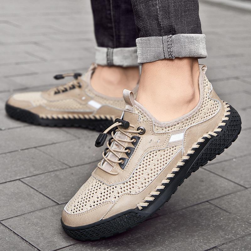 Summer Men's Sneakers Breathable Casual Shoes Men Comfortable Loafers Mesh Shoes Outdoor Walking Sneakers