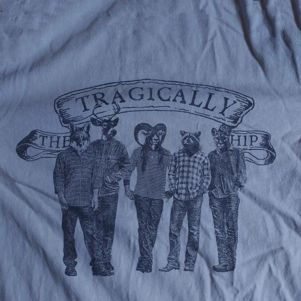The Tragically Hip Music For Lovers White T-Shirt Cotton Unisex T-Shirt XXL